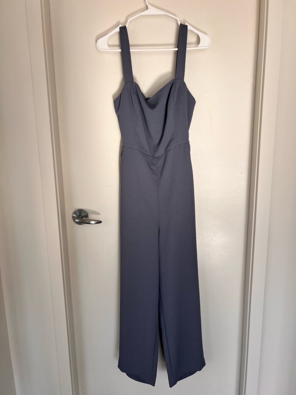 Wilfred Dusty Blue Wide-Leg Jumpsuit